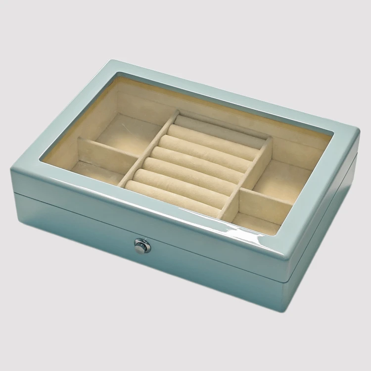 Blue Jewelry Box With Velvet Lining price