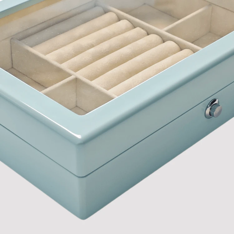 Blue Jewelry Box With Velvet Lining price